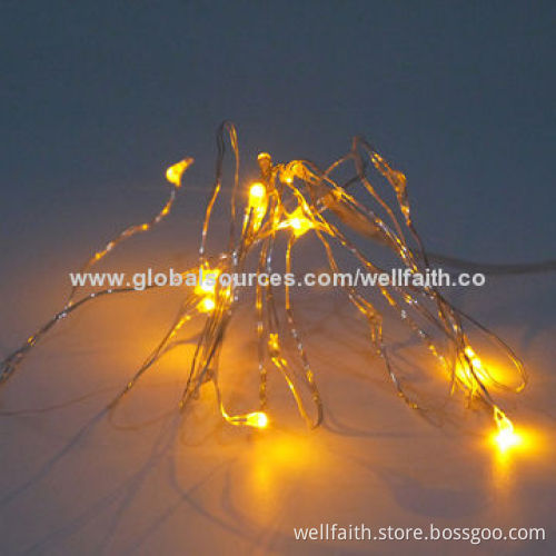 LED String Light, Extendable, Available in Various Colors, Ideal for Holiday Decorations